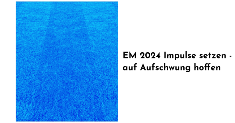EM 2024 Impulse setzen – auf Aufschwung hoffen